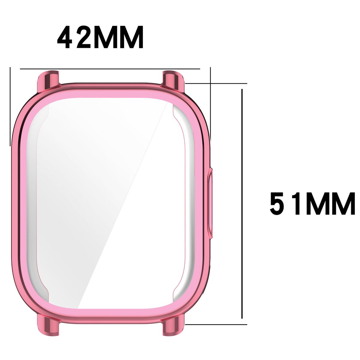 Wymiary plecków Bizon Case Watch Felipe dla Xiaomi Redmi Watch 5 Lite